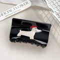 Cute Dog Patchwork Acetate Hair Claw MK2PPM6W6HCP340