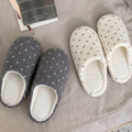 Trendy Polka Dots Soft Plush Indoor Slippers 6W8FSP232