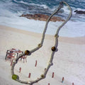 Handmade Pearl Beaded Chain Adjustable Necklace 6W6JNC408L