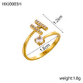 Simple Gold Plated Rhinestone - DippedShop Wholesale - #9571