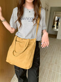 Trendy Solid Color Large Capacity Shoulder Bag 6W10BBG2497