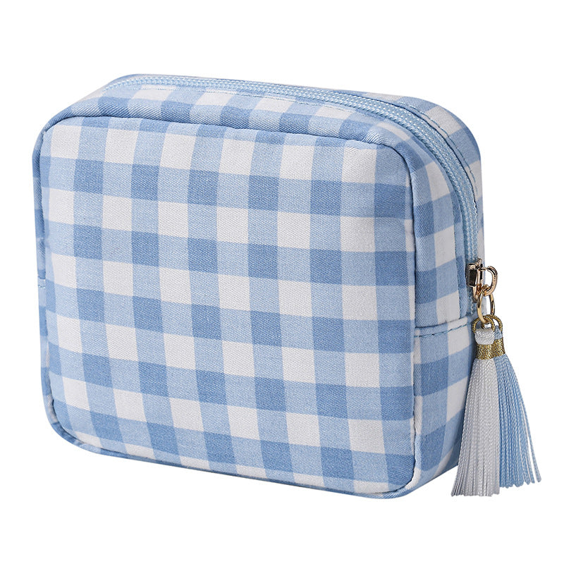 Fresh Color Block Plaid Drawstring - DippedShop Wholesale - #7715