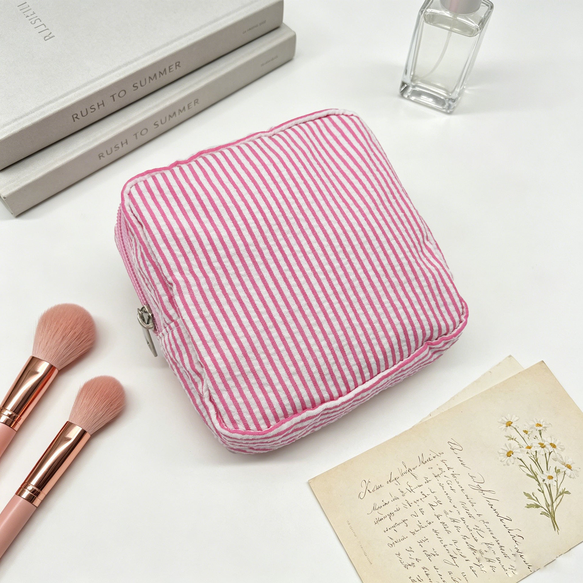 Striped Portable Storage Bag MK2BLW6C5CO77