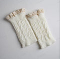 Winter Lace Trim Warm Cable Knitted Boot Cuffs 6W8FSO877