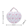 Floral Quilted Cosmetic Bag - DippedShop Wholesale - #0227