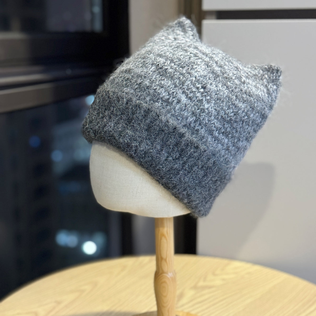 Cat Ear Knit Beanie - DippedShop Wholesale - #6291