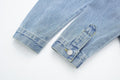 Trendy Denim Polo Shirt - DippedShop Wholesale - #6995