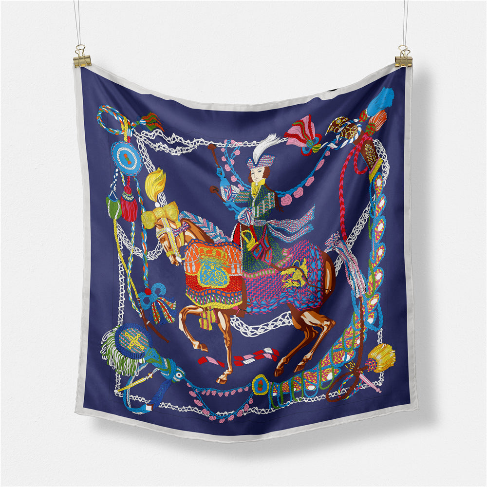 Abstract Silk Square Scarf - DippedShop Wholesale - #1139