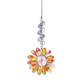 Crystal Floral Pendant Wind Chimes Suncatchers MK2CZAS6H7HLS56