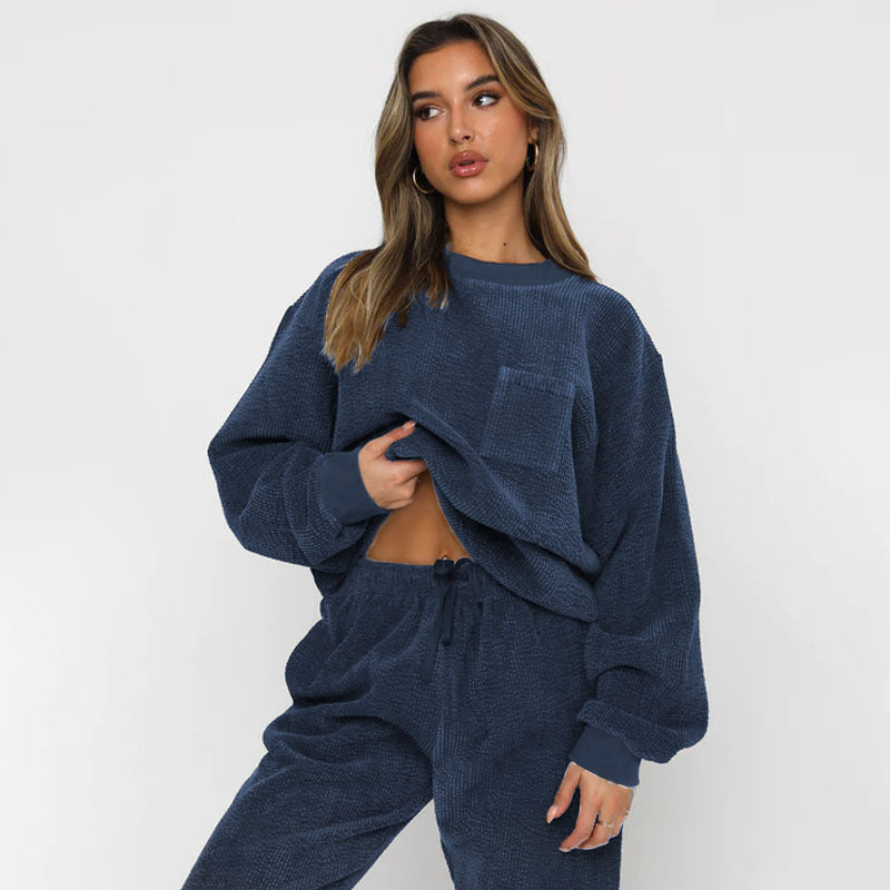 Corduroy Pullover Set - DippedShop Wholesale - #3603