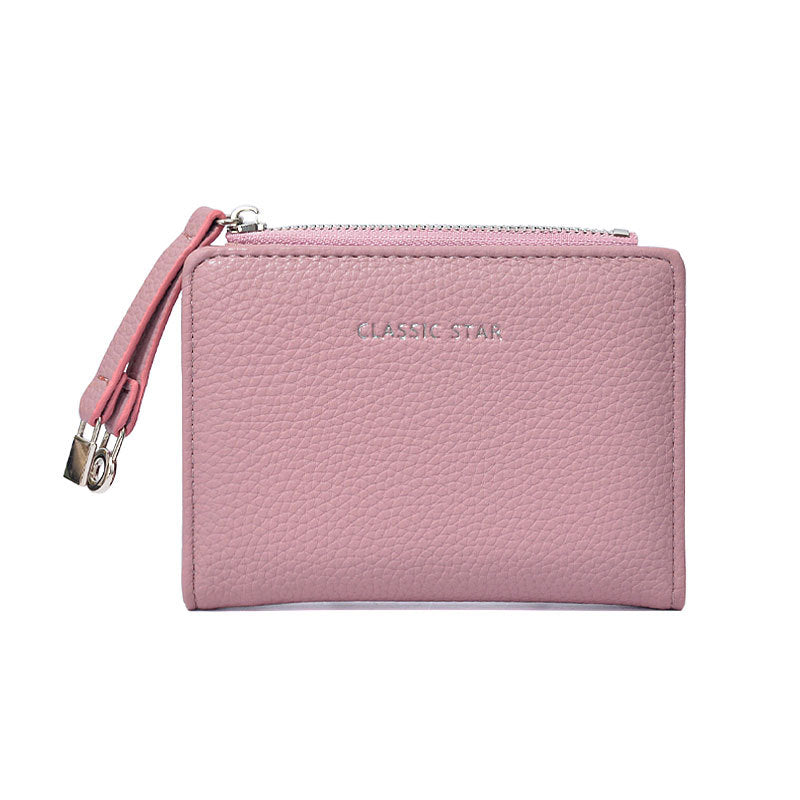 Simple Solid Color PU Coin Purse Wallet 6S10BWB130