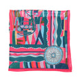 Vintage Cashew Print Square Silk Scarf 6W6NSI179