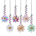 Crystal Floral Pendant Wind Chimes Suncatchers MK2CZAS6H7HLS56
