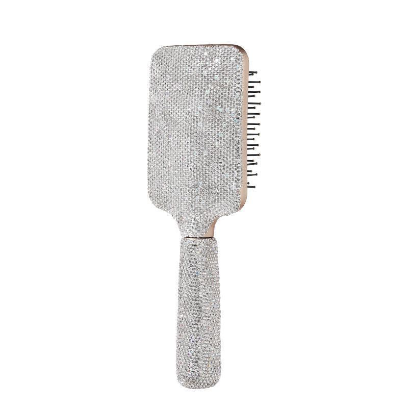 Rhinestone Portable Anti-Static Cushion Hair Brush 6C5CB161
