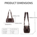 Studded Punk Shoulder Bag - DippedShop Wholesale - #5475