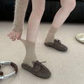 Thin Slouchy Crew Socks - DippedShop Wholesale - #4723
