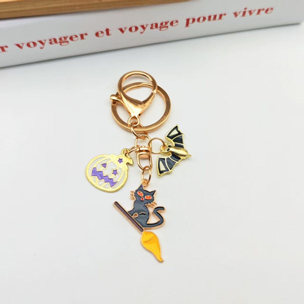 Cartoon Enamel Keychain - DippedShop Wholesale - #0531