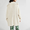 Lapel Loose Button Cardigan - DippedShop Wholesale - #7363