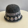 Jacquard Knit Bucket Hat - DippedShop Wholesale - #2947