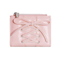 Stylish Bow-Tied PU Coin Purse Wallet 6S10BWB123