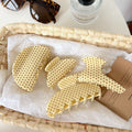Vintage Polka Dot Hair Claws - DippedShop Wholesale - #2451