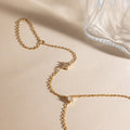 Classic Gold Plated Cubic Zirc - DippedShop Wholesale - #4099