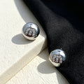 Stylish Gold Plated Rhinestones Stud Earrings 6W6JER577