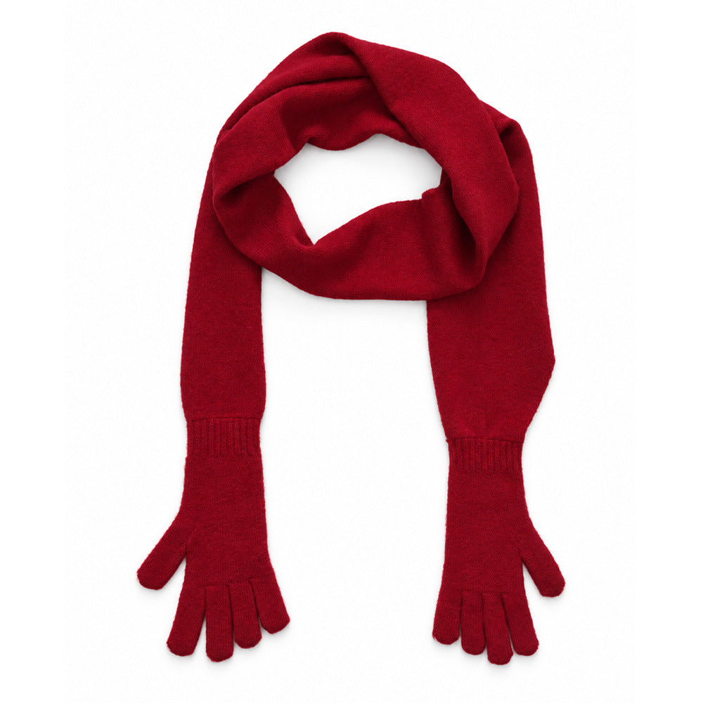 Scarf with Built-in Gloves - DippedShop Wholesale - #9315