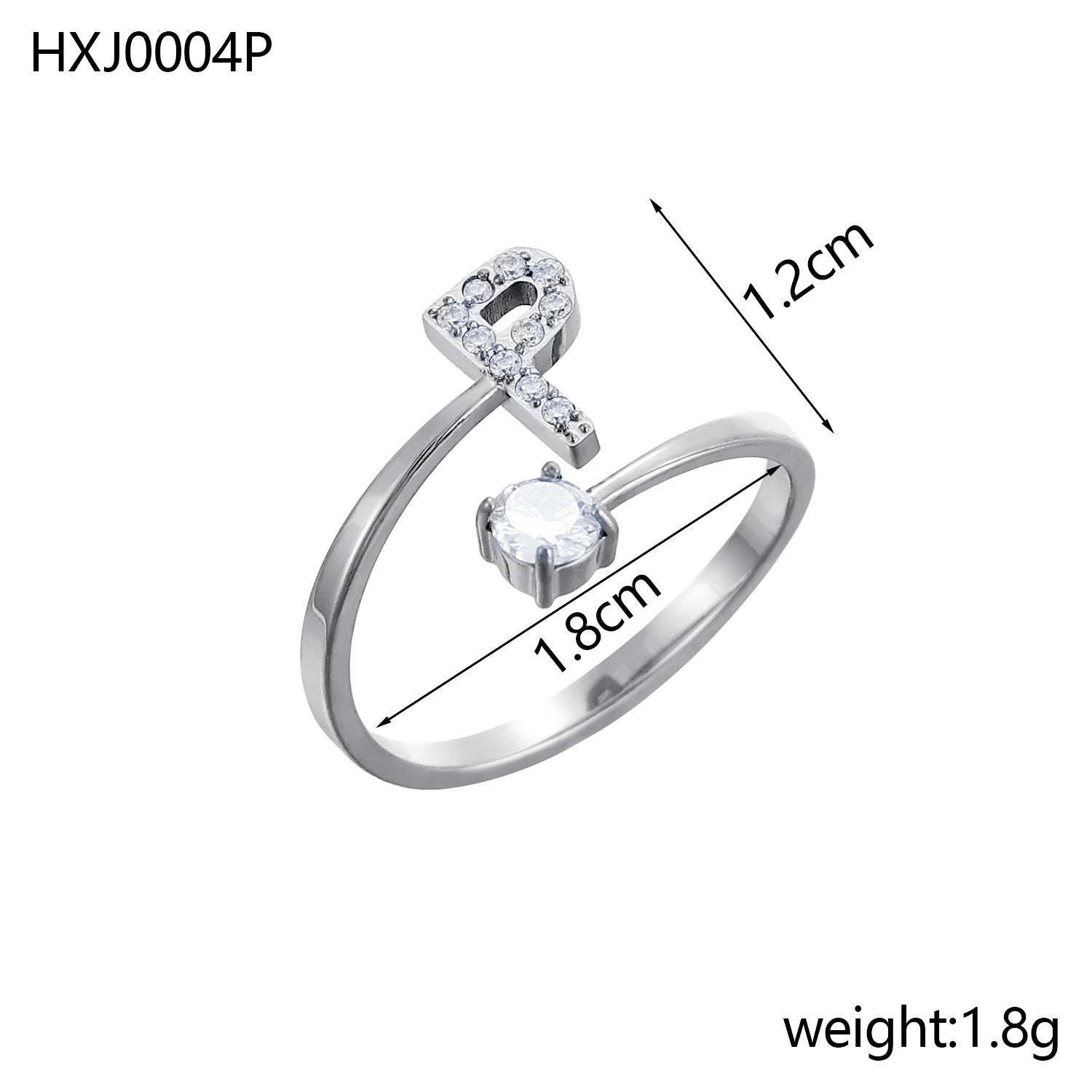 Simple Gold Plated Rhinestone - DippedShop Wholesale - #3859