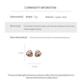 Minimalist Interlocking Geometric Stud Earrings 6W6JER827