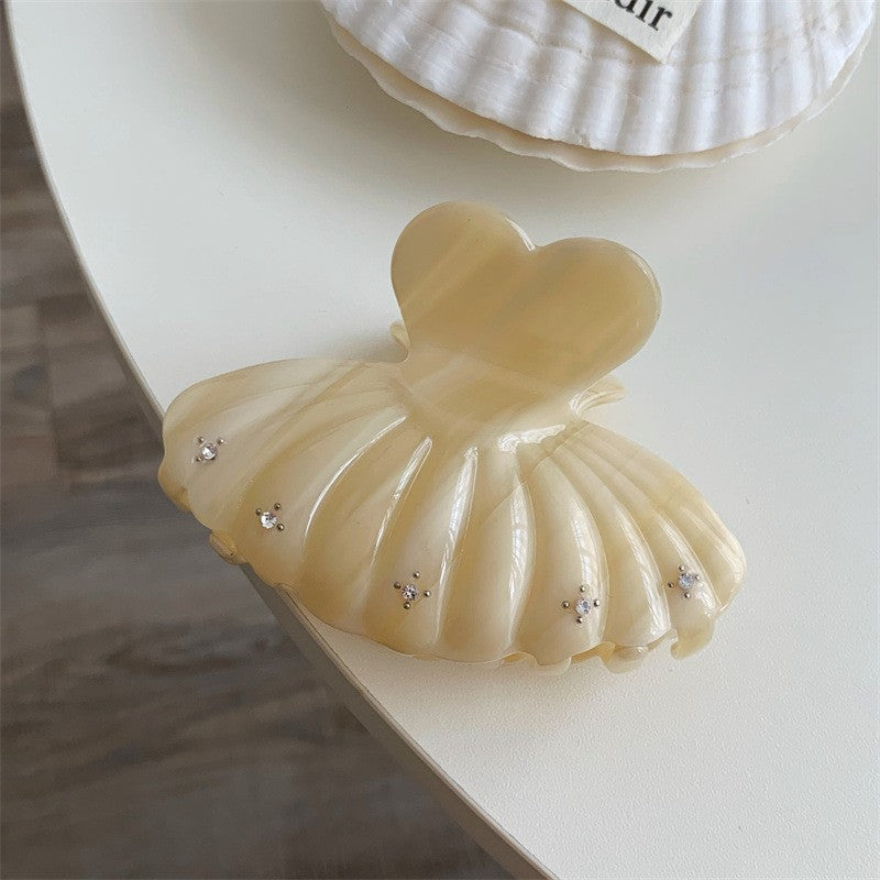 Fashion 3D Shell Medium Acetate Hair Claw 8AS6HCP272L
