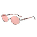 Geometric metal frame sunglasses - DippedShop Wholesale - #8659