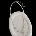 Pearl Chain Pendant Necklace - DippedShop Wholesale - #2259
