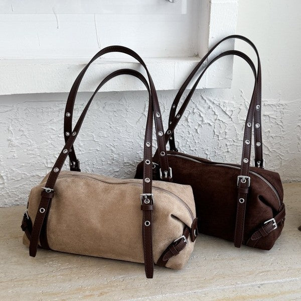 Fashion Suede Large Capacity Shoulder Bag 6W10BBG1855
