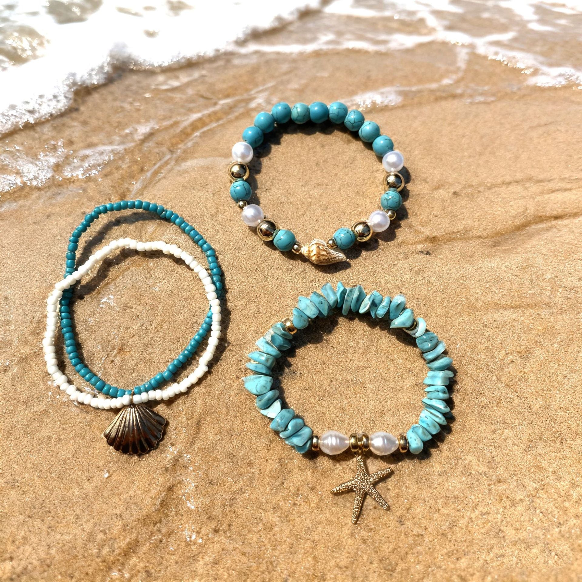 Trendy Irregular Stones Shell - DippedShop Wholesale - #2019