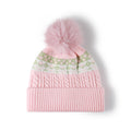 Jacquard Pompom Knit Beanie - DippedShop Wholesale - #8499