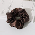 Simple Solid Color Silk Hair Scrunchies 6W6HSR330
