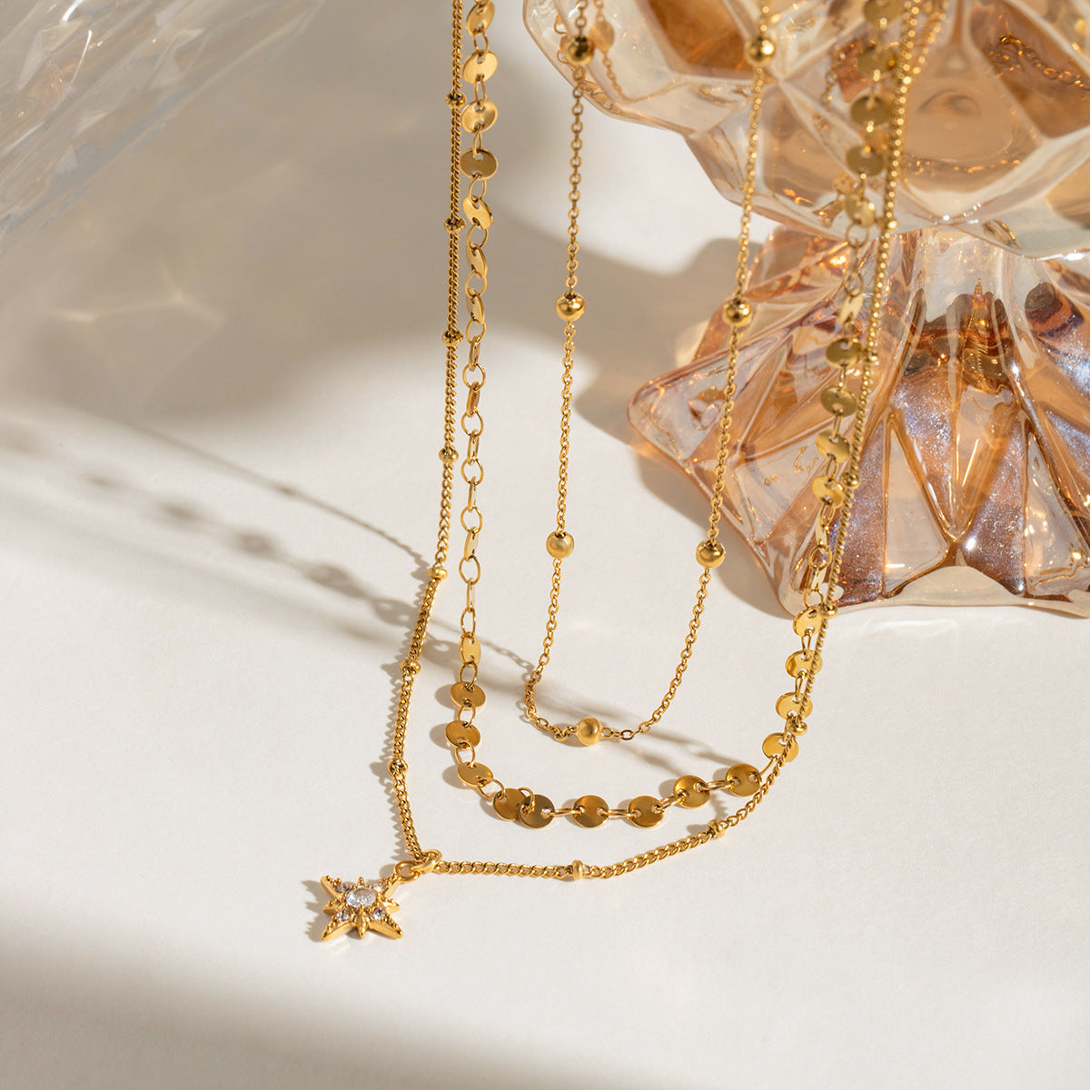 Gold Plated Sunflower Choker Necklace - DippedShop Wholesale - #5891