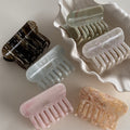 French Tortoise Shell Acetate Hair Claw Clips I6W6HCP1297