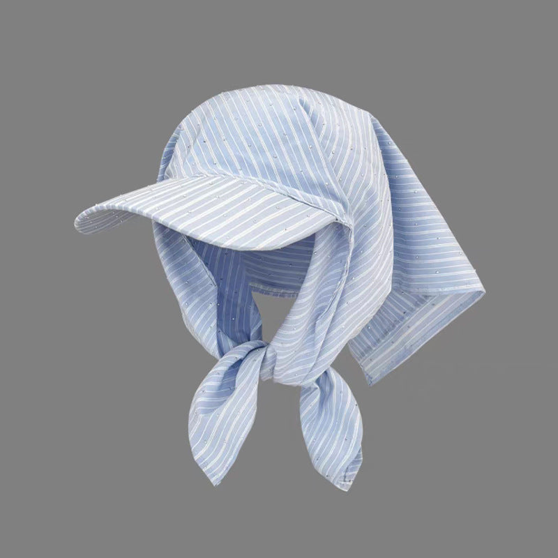 Vintage Glitter Rhinestone Striped Bandana Baseball Cap MK2BW6W6HAT99