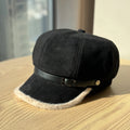 Fur Trim Beret Hat - DippedShop Wholesale - #8211