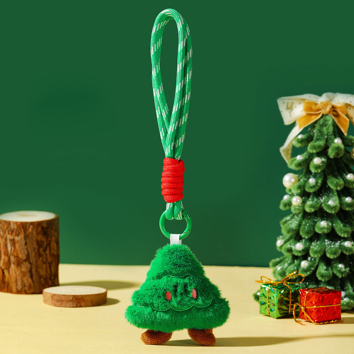 Cute Plush Santa Claus Doll Bag Charm 6W10BBC830