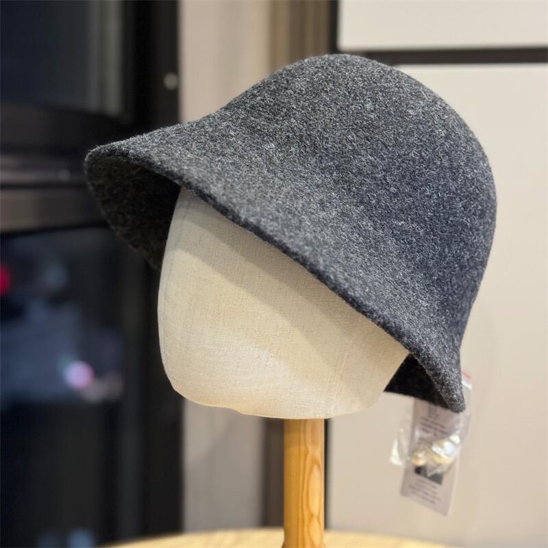 Pearl Trim Bucket Hat - DippedShop Wholesale - #4419