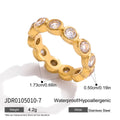 Heart Zirconia Layered Ring - DippedShop Wholesale - #3683