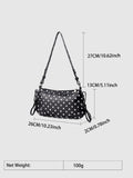 Retro Leopard Print Underarm Shoulder Bag 6W10BBG1388