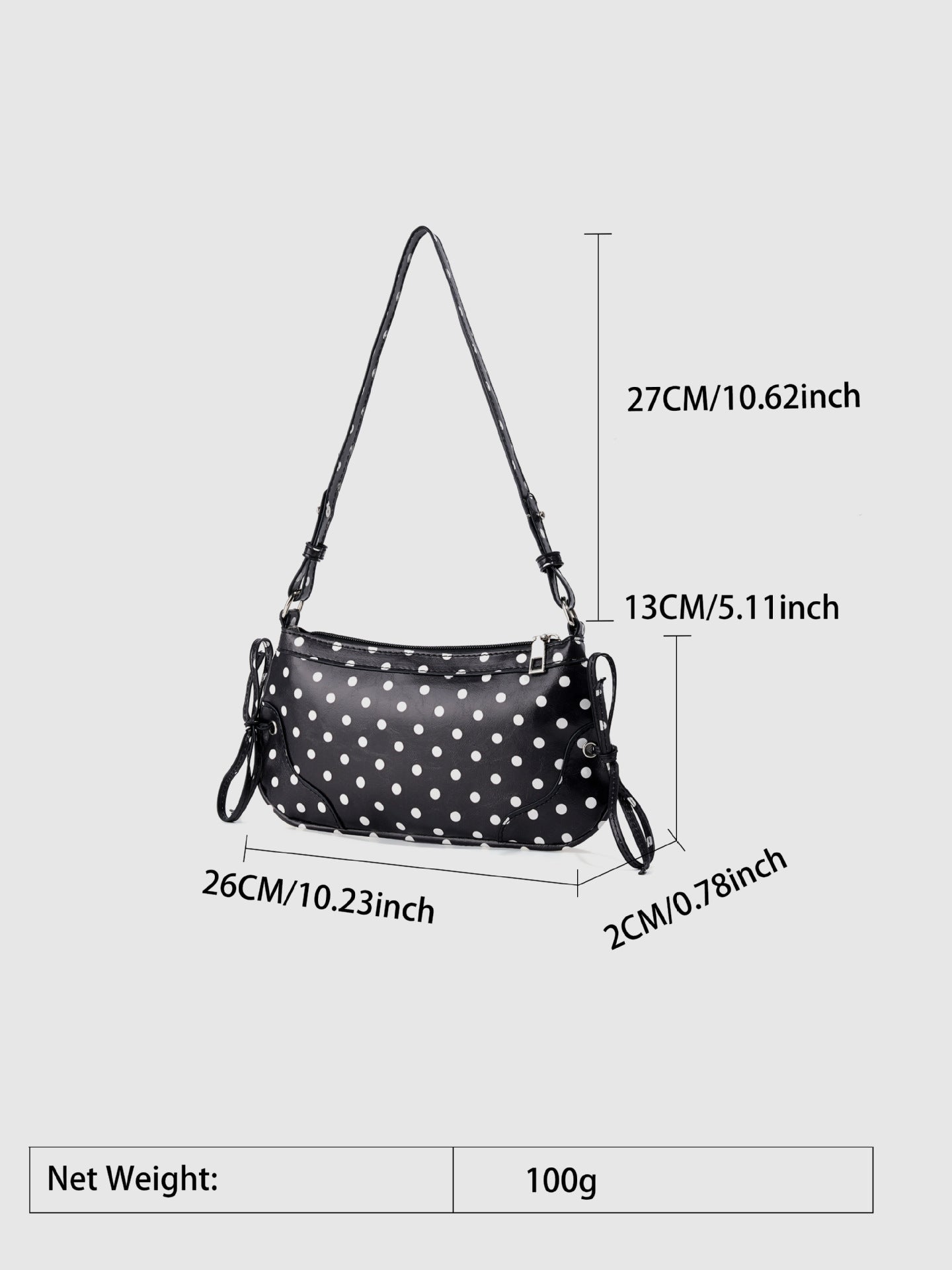 Retro Leopard Print Underarm Shoulder Bag 6W10BBG1388