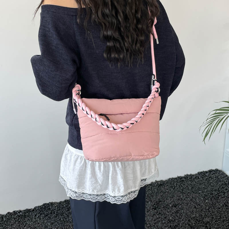Casual Waterproof Large Capacity Shoulder Cloud Bag 6W10BBG1800