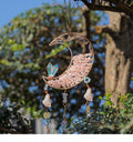 Pink Crystal Moon Suncatcher - DippedShop Wholesale - #1315