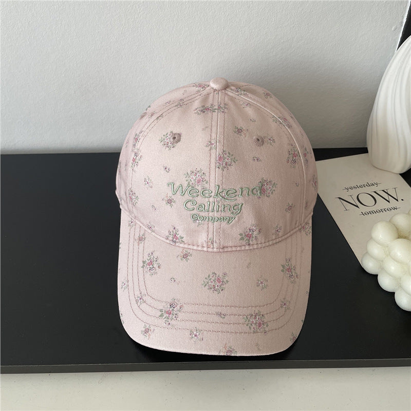 Embroidered Floral Baseball Cap - DippedShop Wholesale - #9075
