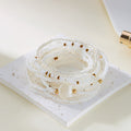 Cute Multi-Color Beaded Chain Stackable Bracelets 6W6JBR505